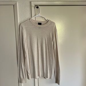 H&M cream sweat shirt size M